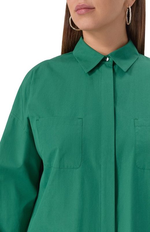 Хлопковая рубашка Max Mara Studio 5