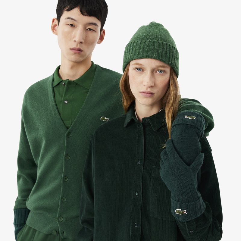 Шерстяные перчатки Lacoste унисекс 4