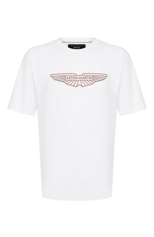 Хлопковая футболка BOSS x Aston Martin BOSS Camel