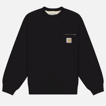 Мужская толстовка Carhartt WIP Detroit, цвет чёрный