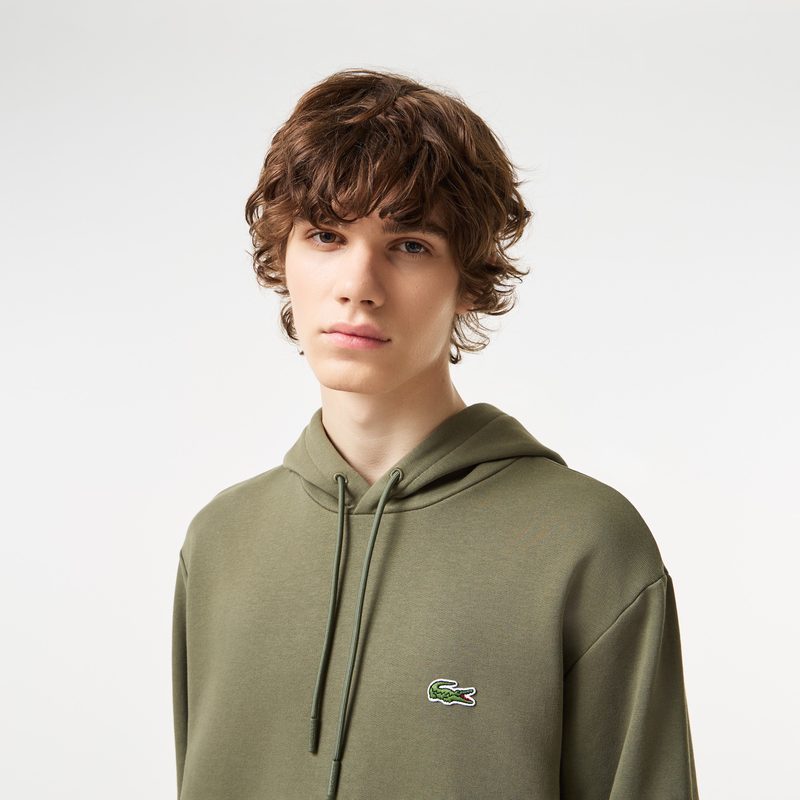 Мужская толстовка - худи Lacoste классического кроя из органического хлопка 3