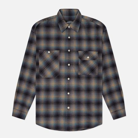 Мужская рубашка FrizmWORKS Flannel Check Work, цвет синий