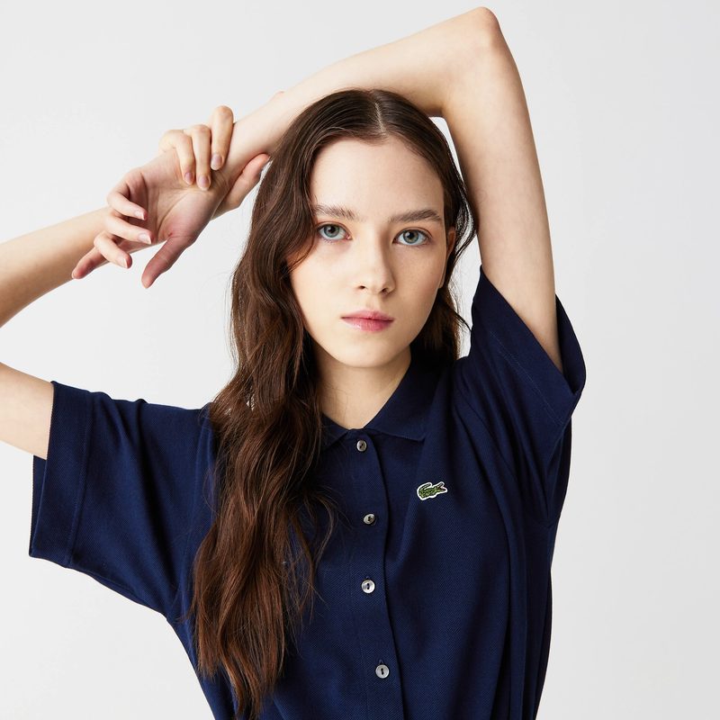 Женское платье Lacoste с поясом 5
