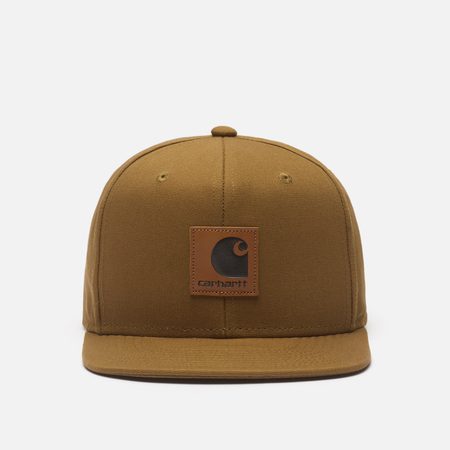 Кепка Carhartt WIP Logo, цвет коричневый