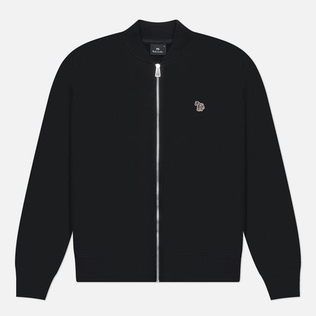 Мужская олимпийка Paul Smith Zebra Logo Regular Bomber, цвет чёрный