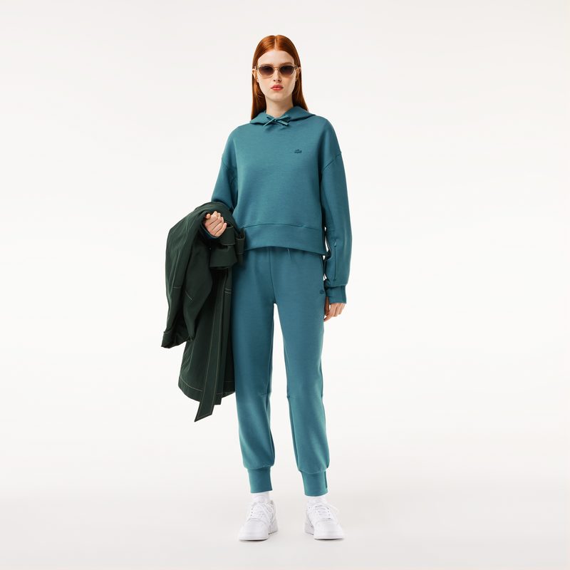 Женская толстовка Lacoste Core Active свободного кроя с капюшоном 4