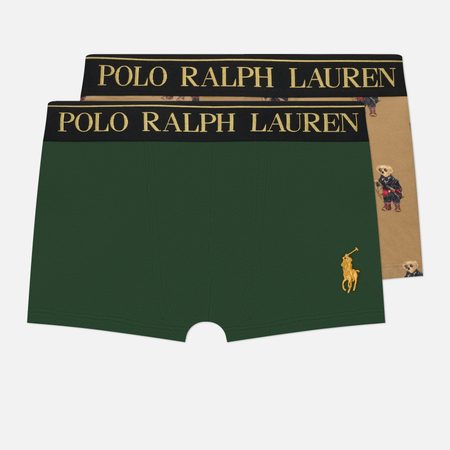 Комплект мужских трусов Polo Ralph Lauren Stretch Cotton Trunk 2-Pack, цвет комбинированный