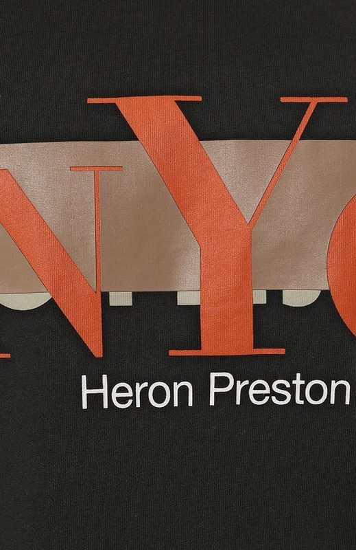 Хлопковая футболка Heron Preston 5
