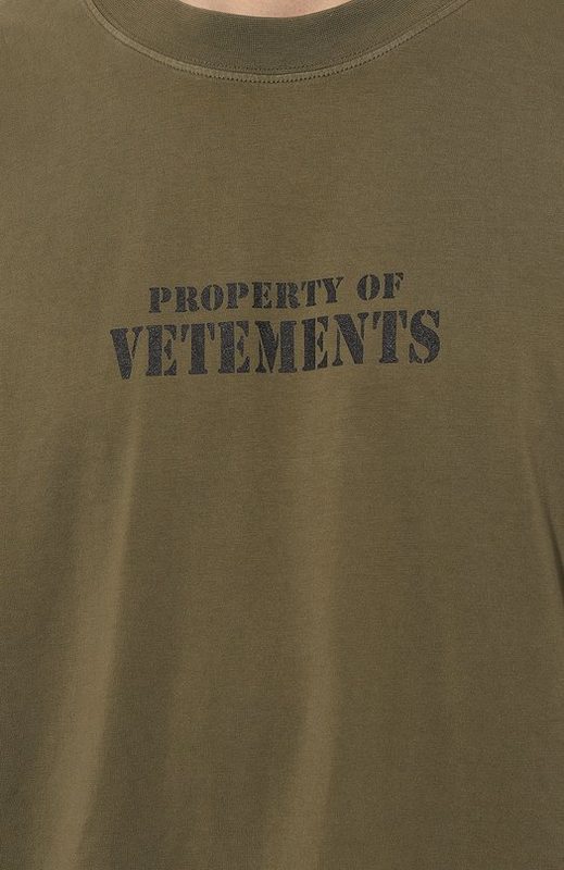 Хлопковая футболка VETEMENTS 5