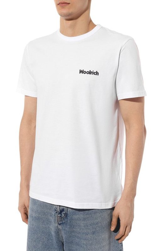 Хлопковая футболка Woolrich 3