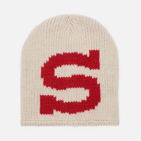 Шапка Stussy Skullcap Burly S, цвет бежевый
