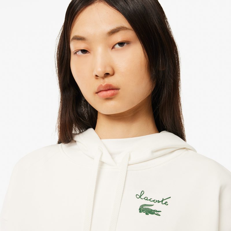 Женская флисовая толстовка Lacoste оверсайз 3