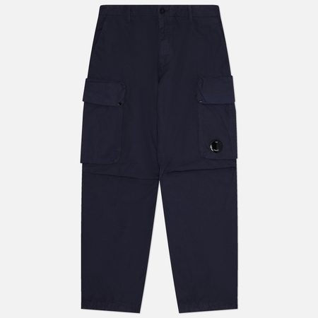 Мужские брюки C.P. Company Micro-Reps Boxy Cargo Lens, цвет синий
