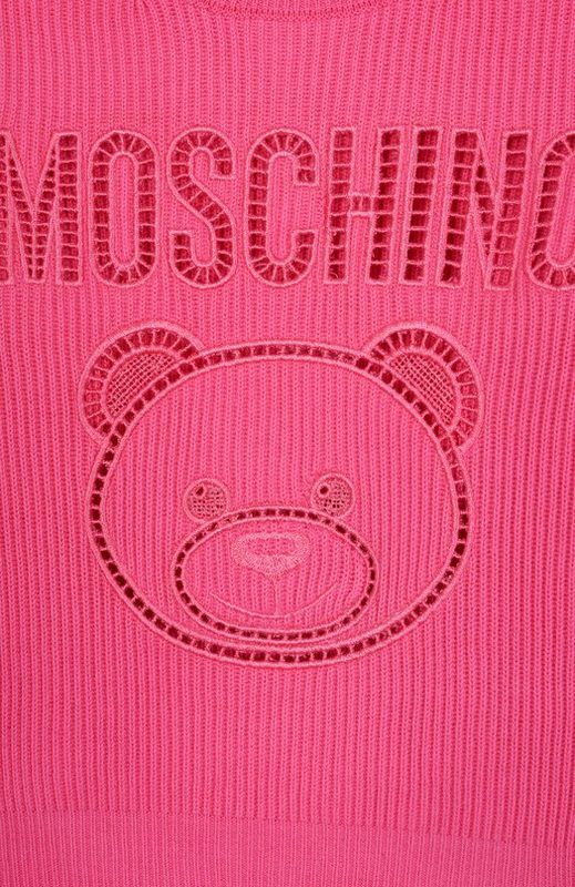 Хлопковый пуловер Moschino 3