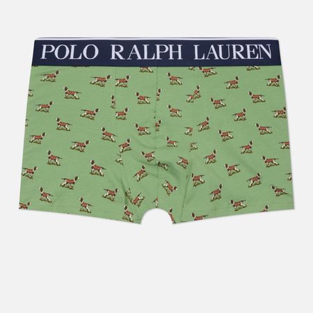 Мужские трусы Polo Ralph Lauren Single Trunk, цвет зелёный