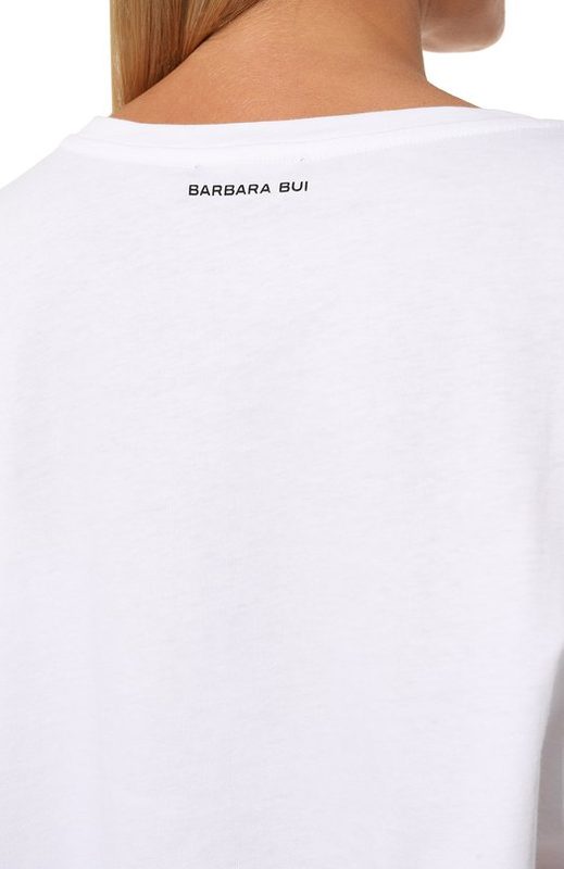 Хлопковая футболка Barbara Bui 5