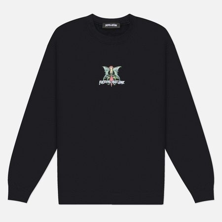 Мужская толстовка Fucking Awesome Time Bandits Crewneck, цвет чёрный