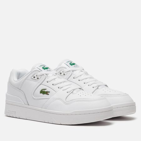 Мужские кроссовки Lacoste Courtcage Set Leather, цвет белый