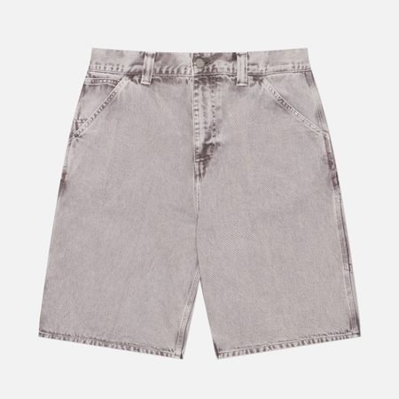 Мужские шорты Carhartt WIP OG Single Knee Smithfield Color Denim 13.5 Oz, цвет серый