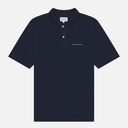 Мужское поло thisisneverthat T-Logo SS26, цвет синий