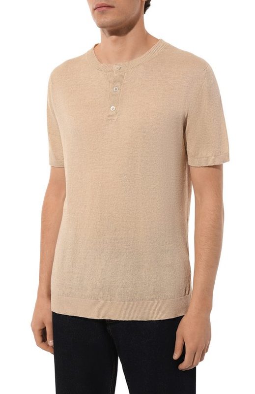 Джемпер изо льна и хлопка Il Borgo Cashmere 3