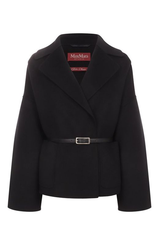 Полупальто из шерсти и кашемира Max Mara Studio