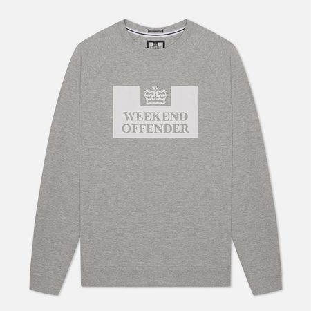 Мужская толстовка Weekend Offender Penitentiary Classic, цвет серый