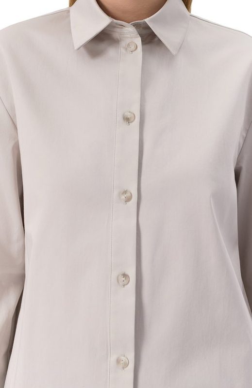 Хлопковая рубашка Max Mara Leisure 5