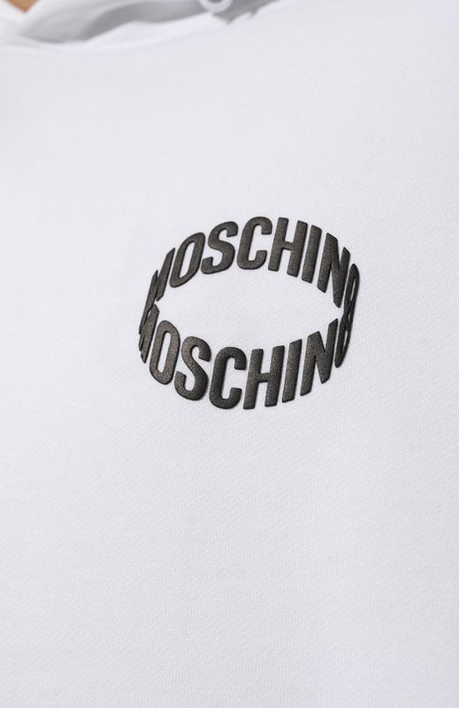 Хлопковое худи Moschino 5