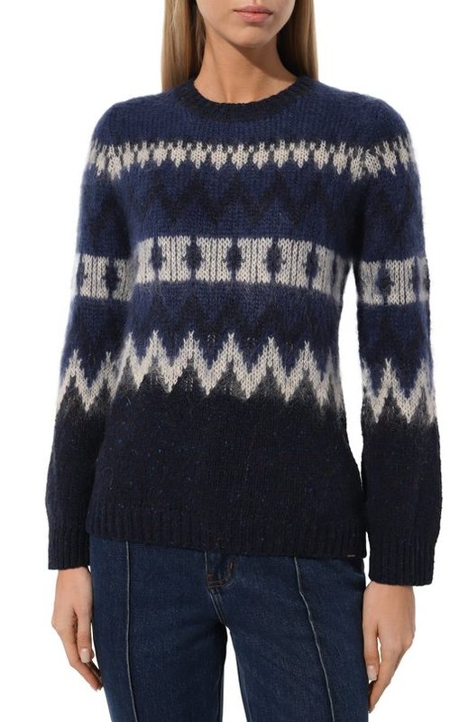 Свитер из шерсти и вискозы Woolrich 3