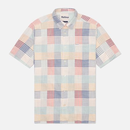 Мужская рубашка Barbour Oakshort Regular, цвет бежевый