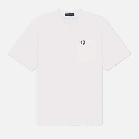 Мужская футболка Fred Perry Pocket Detail, цвет белый