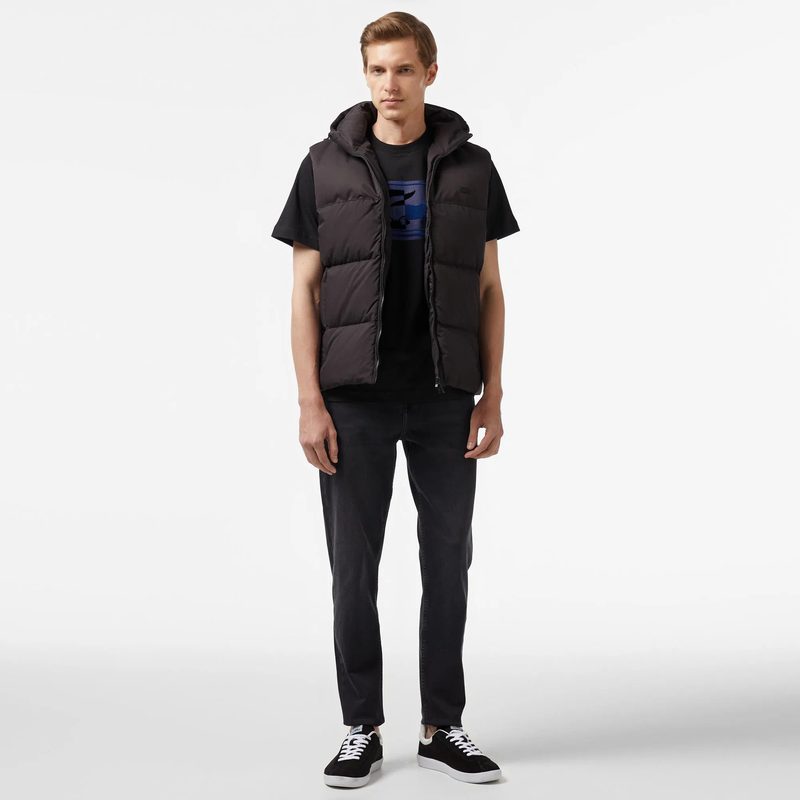 Мужской жилет Lacoste с капюшоном 5