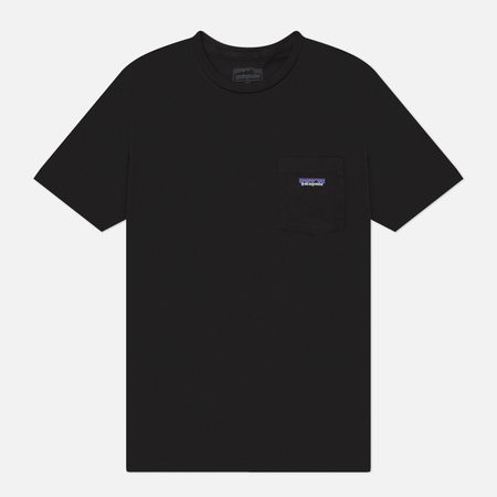 Мужская футболка Patagonia Daily Pocket, цвет чёрный