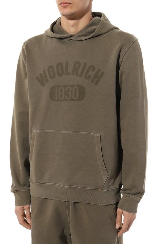 Хлопковое худи Woolrich 3