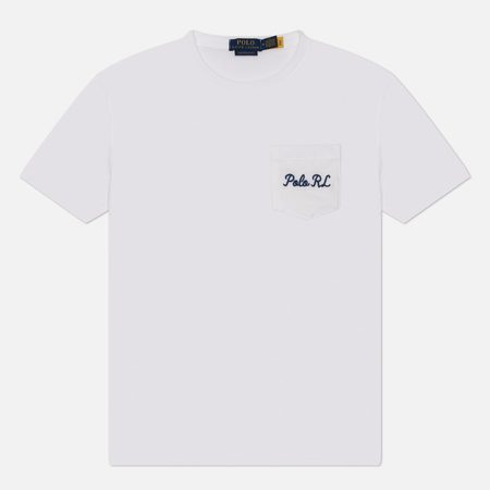 Мужская футболка Polo Ralph Lauren Classic Fit Polo Bear Jersey, цвет белый