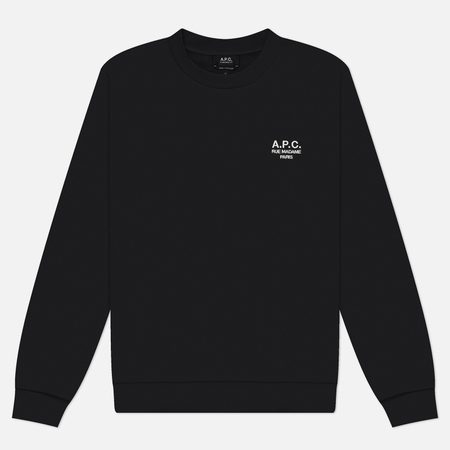 Мужская толстовка A.P.C. Standard Rue Madame GOTS, цвет чёрный
