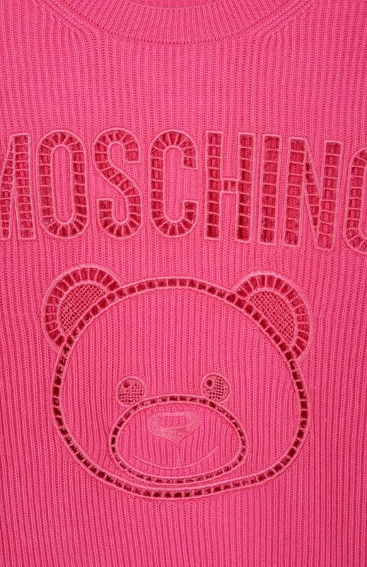 Хлопковый пуловер Moschino 3