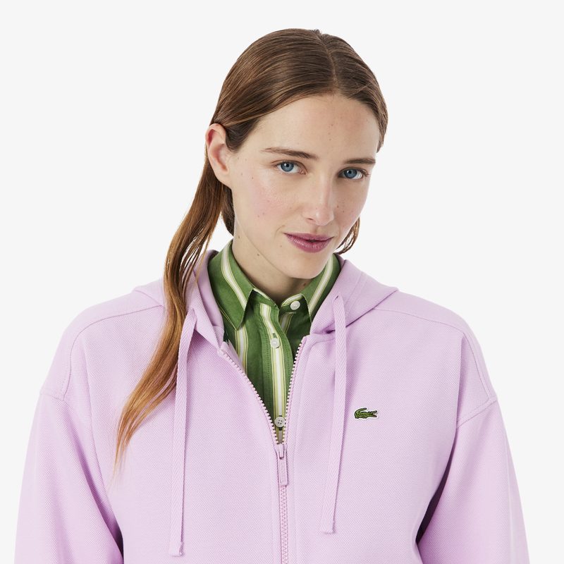 Женский эластичный свитшот Lacoste из смеси органического хлопка 3