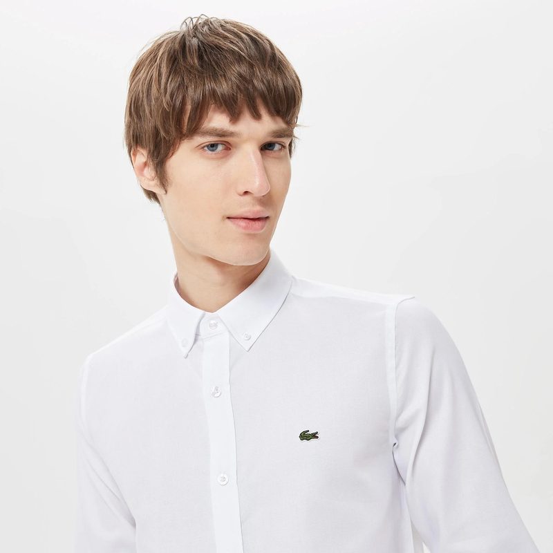 Мужская рубашка Lacoste приталенного кроя 4