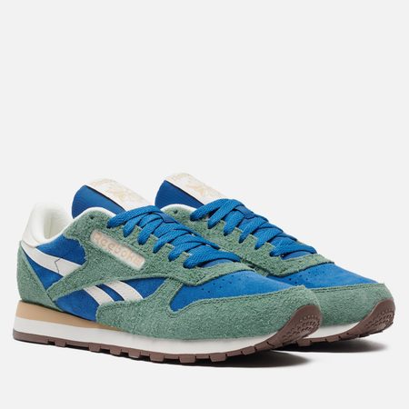 Мужские кроссовки Reebok Classic Leather, цвет синий