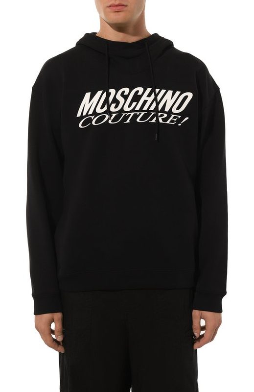 Хлопковое худи Moschino 3