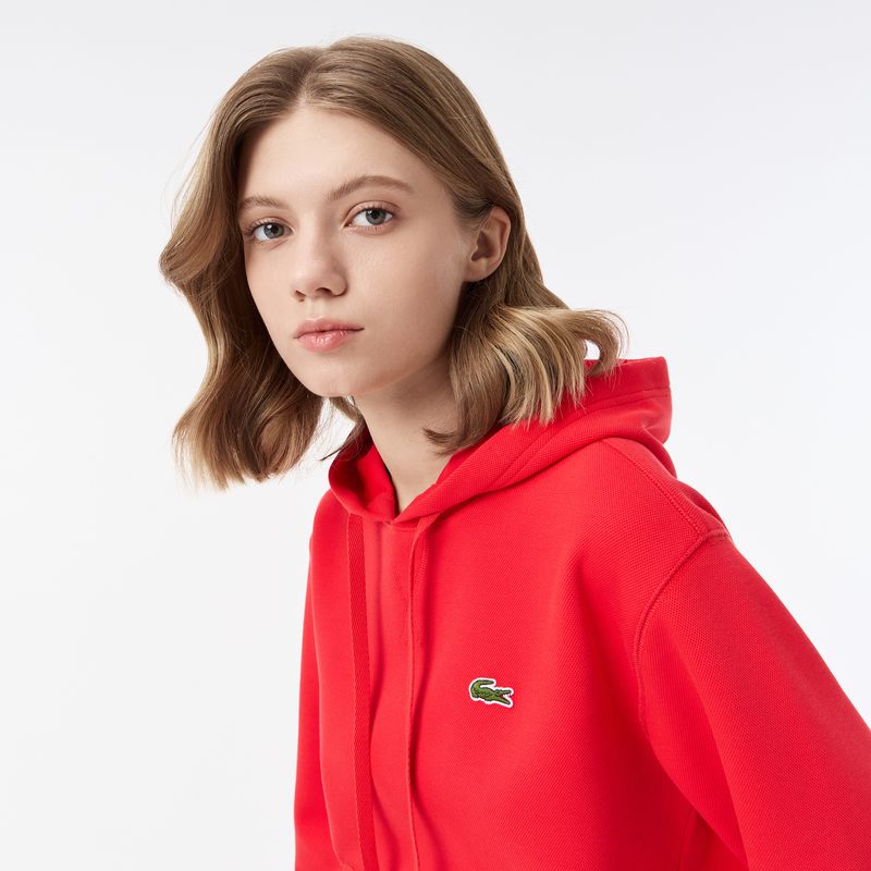 Женская толстовка Lacoste с капюшоном 5