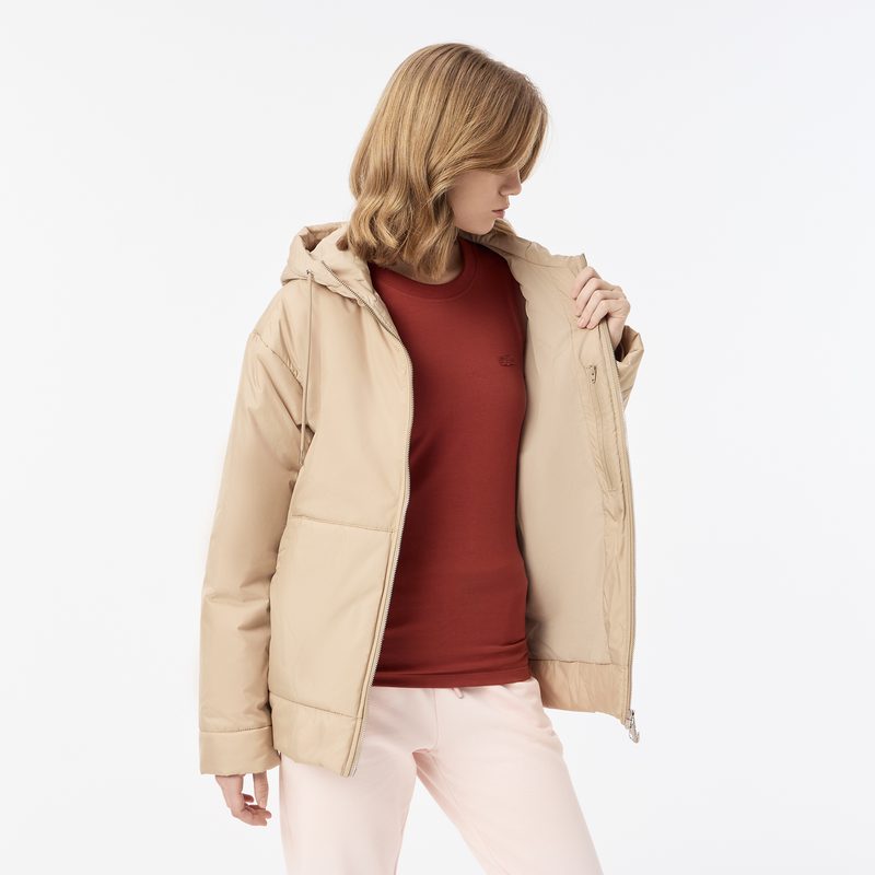 Женская куртка Lacoste с капюшоном 4