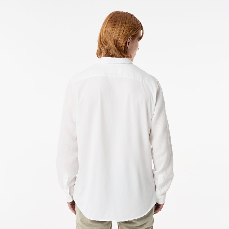 Мужская льнаная рубашка Lacoste 2