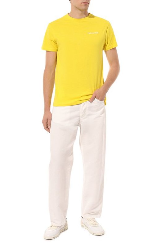 Хлопковая футболка Trussardi 2