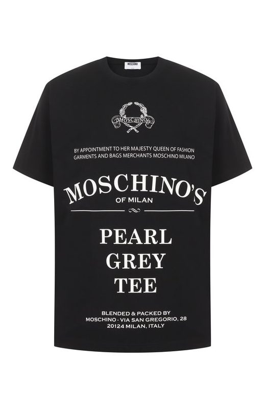 Хлопковая футболка Moschino