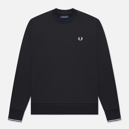 Мужская толстовка Fred Perry Crew Neck, цвет чёрный