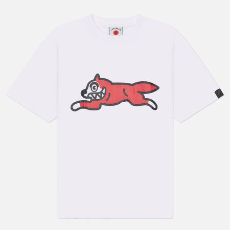 Мужская футболка ICECREAM Running Dog, цвет белый