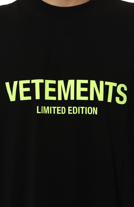 Хлопковая футболка VETEMENTS 5